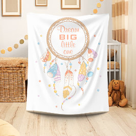 Tribal Dreamcatcher Boho Quote Fleecedecke