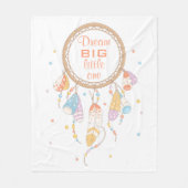 Tribal Dreamcatcher Boho Quote Fleecedecke (Vorderseite)
