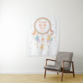 Tribal Dreamcatcher Boho Quote Wandteppich (Beispiel)