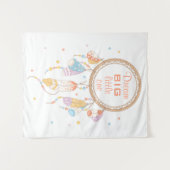 Tribal Dreamcatcher Boho Quote Wandteppich (Vorderseite (Horizontal))