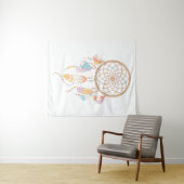 Tribal Dreamcatcher Boho Wandteppich (Beispiel (Horizontal))