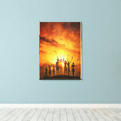 Tribal Dreams Leinwand Art (Insitu (Holzboden))