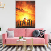 Tribal Dreams Leinwand Art (Insitu (Wohnzimmer))