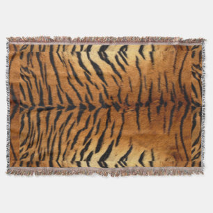 Tribal Dschungeltierpelz Tiger Print Decke