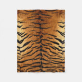 Tribal Dschungeltierpelz Tiger Print Fleecedecke (Vorderseite)