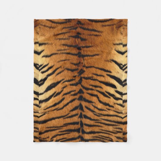 Tribal Dschungeltierpelz Tiger Print Fleecedecke (Vorderseite)