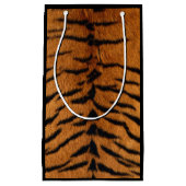 Tribal Dschungeltierpelz Tiger Print Kleine Geschenktüte (Vorderseite)
