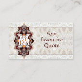 Tribal Earth Business Card Visitenkarte (Rückseite)