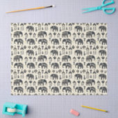 Tribal Elephant Boho Pattern (1) Seidenpapier (Basteln)