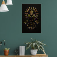 Tribal Essence | Afrikanisches Gesichtsmotiv-Kunst