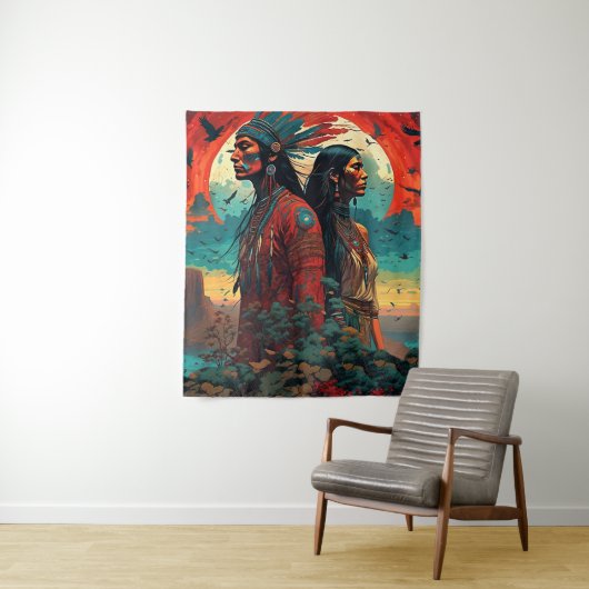 Tribal Essence Art Wandteppich (Beispiel)