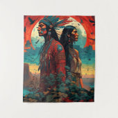 Tribal Essence Art Wandteppich (Vorderseite)