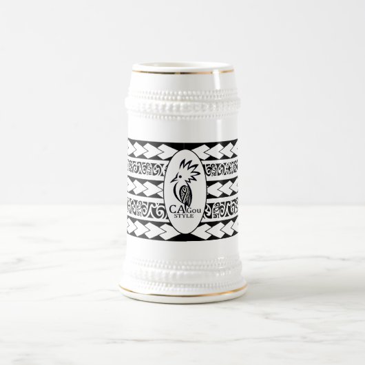 Tribal-Ethnic-Bierkrug Bierglas (Mittel)