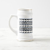 Tribal Ethnic/Blue Band Bierglas (Links)