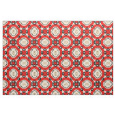 Tribal Ethnic Boho Chic Geometric Red Black Beige Stoff (Fat Quarter (45,7 x 55,9 cm))
