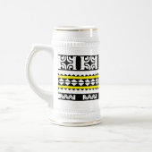 Tribal Ethnic/Gelbband Bierglas (Links)
