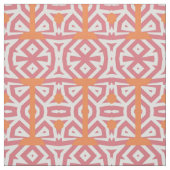 Tribal Ethnic Orange Pink Geometric Muster Stoff (Muster)