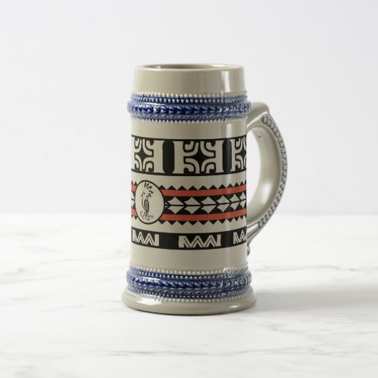 Tribal Ethnic/Red Band Bierglas (VorderseiteRechts)