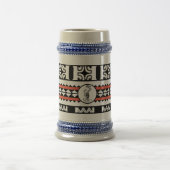 Tribal Ethnic/Red Band Bierglas (Mittel)