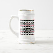 Tribal Ethnic/Red Band Bierglas (Links)