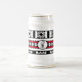 Tribal Ethnic/Red Band Bierglas (Mittel)