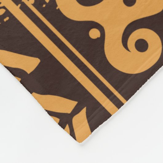 Tribal ethnic seamless fleecedecke (Ecke)