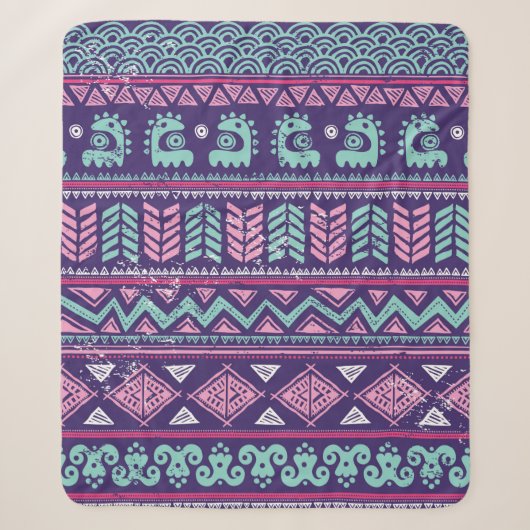 Tribal ethnic seamless sherpadecke (Vorderseite)