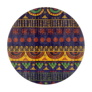 Tribal Ethno: Nahtloses Musterdesign. Schneidebrett