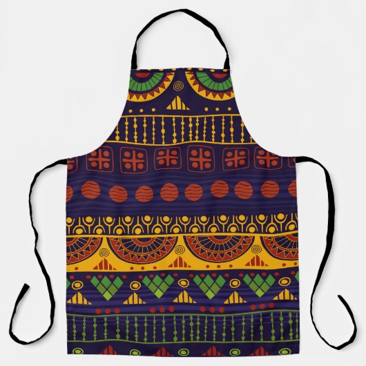 Tribal Ethno: Nahtloses Musterdesign. Schürze (Vorderseite)