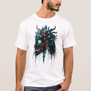 Tribal Face Floating - Mechanische Venen Art T-Shirt