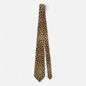 Tribal fashionista safari Animal Leopard Druck Krawatte (Vorderseite)