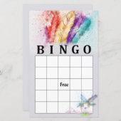 Tribal Feather Bingo-Spiel (Vorne/Hinten)