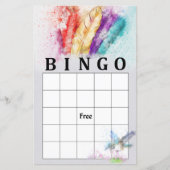 Tribal Feather Bingo-Spiel (Vorderseite)