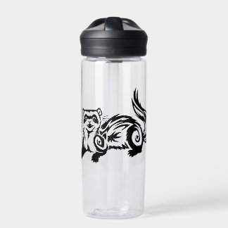 Tribal Ferret Tattoo Design Trinkflasche