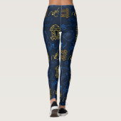 Tribal Festive Folklore Leggings (Rückseite)