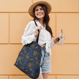 Tribal Festive Folklore Muster Tasche