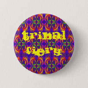 Tribal Fiery Button