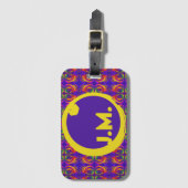 Tribal Fiery & Eclipse-Logo Gepäckanhänger (Vorderseite Vertikal)