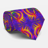 Tribal Fiery Krawatte (Gerollt)