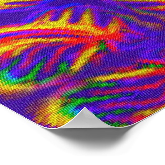 Tribal Fiery Poster (Ecke)