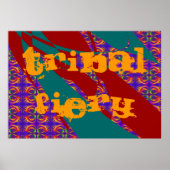 Tribal Fiery Poster (Vorne)