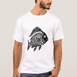 Tribal Fish Art T-Shirt