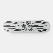 Tribal Flames Skate Skateboard (Horizontal)