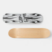 Tribal Flames Skate Skateboard (Horizontal)