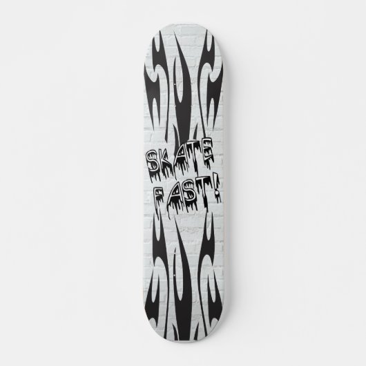 Tribal Flames Skate Skateboard (Vorne)