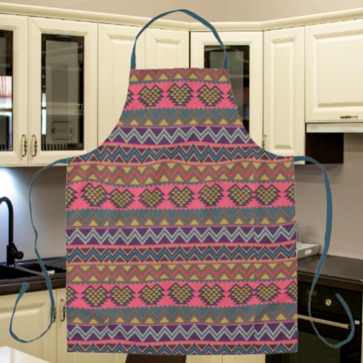 Tribal Flavor Schürze - Boho Bold Geometric Kitche