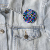 Tribal Folk Art - Blue Button (Beispiel)
