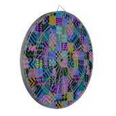 Tribal Folk Art - Blue Dartscheibe (Vorderseite Links)