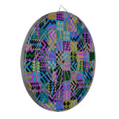 Tribal Folk Art - Blue Dartscheibe (Vorderseite Links)