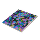 Tribal Folk Art - Blue Fliese (Seite)